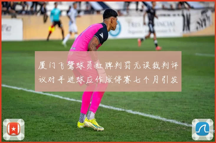 厦门飞鹭球员红牌判罚无误裁判评议对手进球应作废停赛七个月引发热议